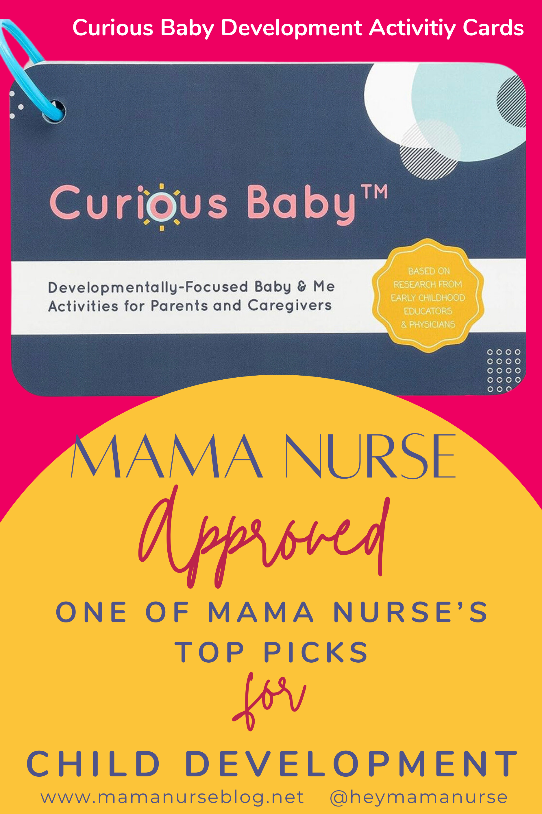 Curious Baby Developmentally Focused activity cards